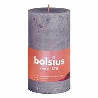 BOLSIUS RUSTIEK STOMPKAARS 130/68 - FROSTED LAVENDER ()